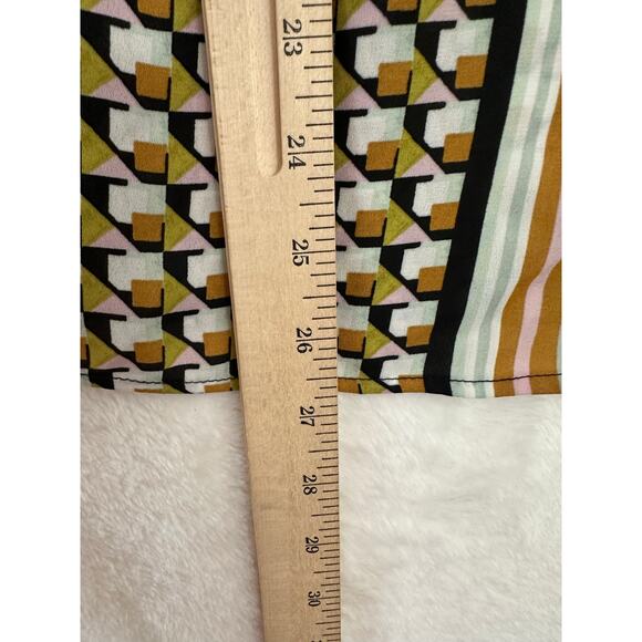 DR2 Daniel Rainn Abstract Hipster Button Shirt XL Retro - Picture 7 of 10